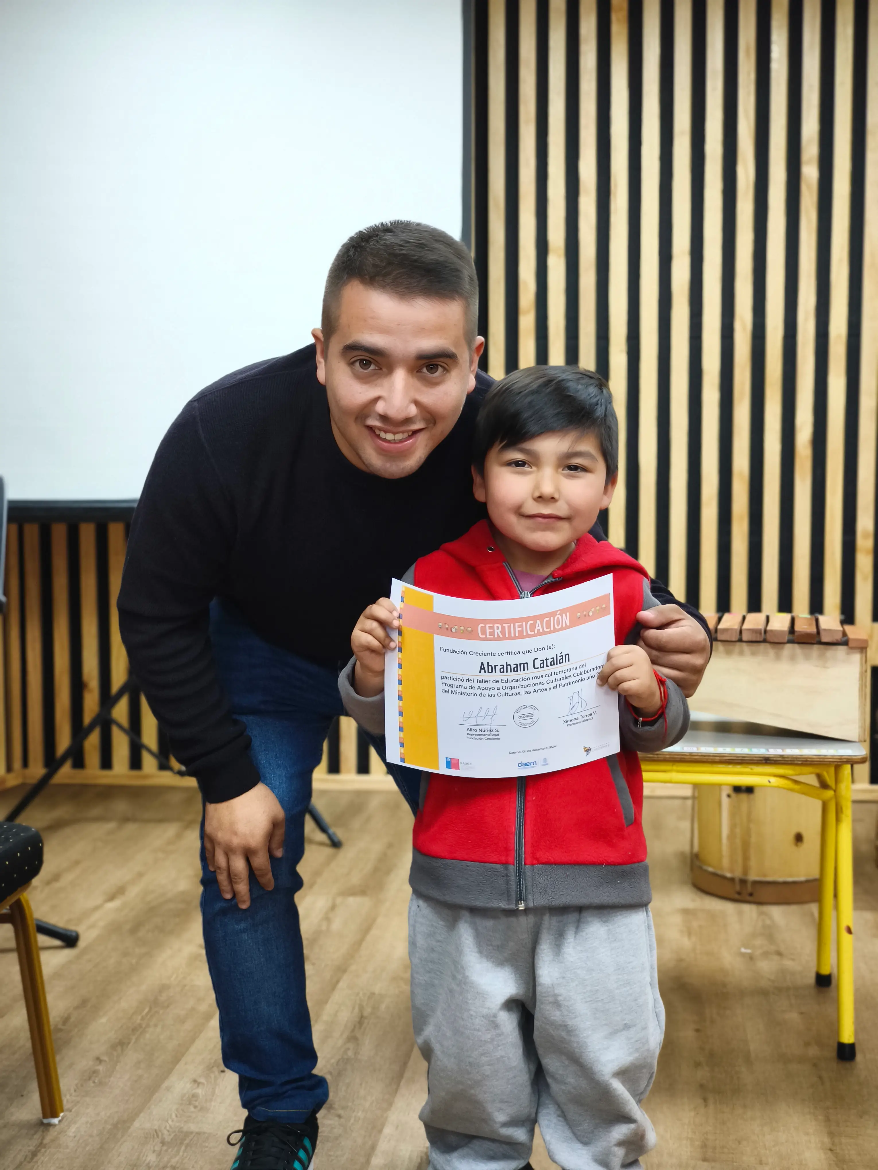 Finalización Programa educación musical temprana - Paul Harris