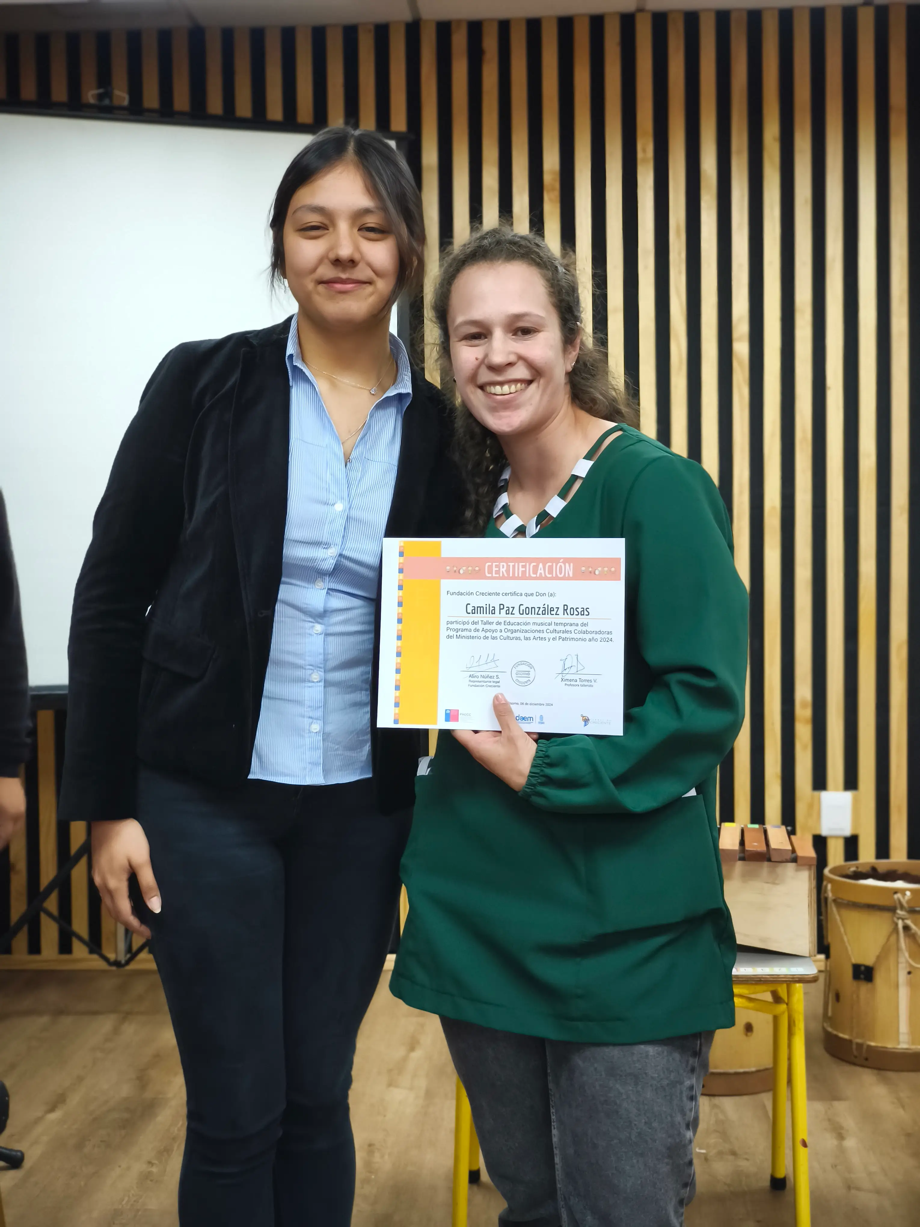 Finalización Programa educación musical temprana - Paul Harris