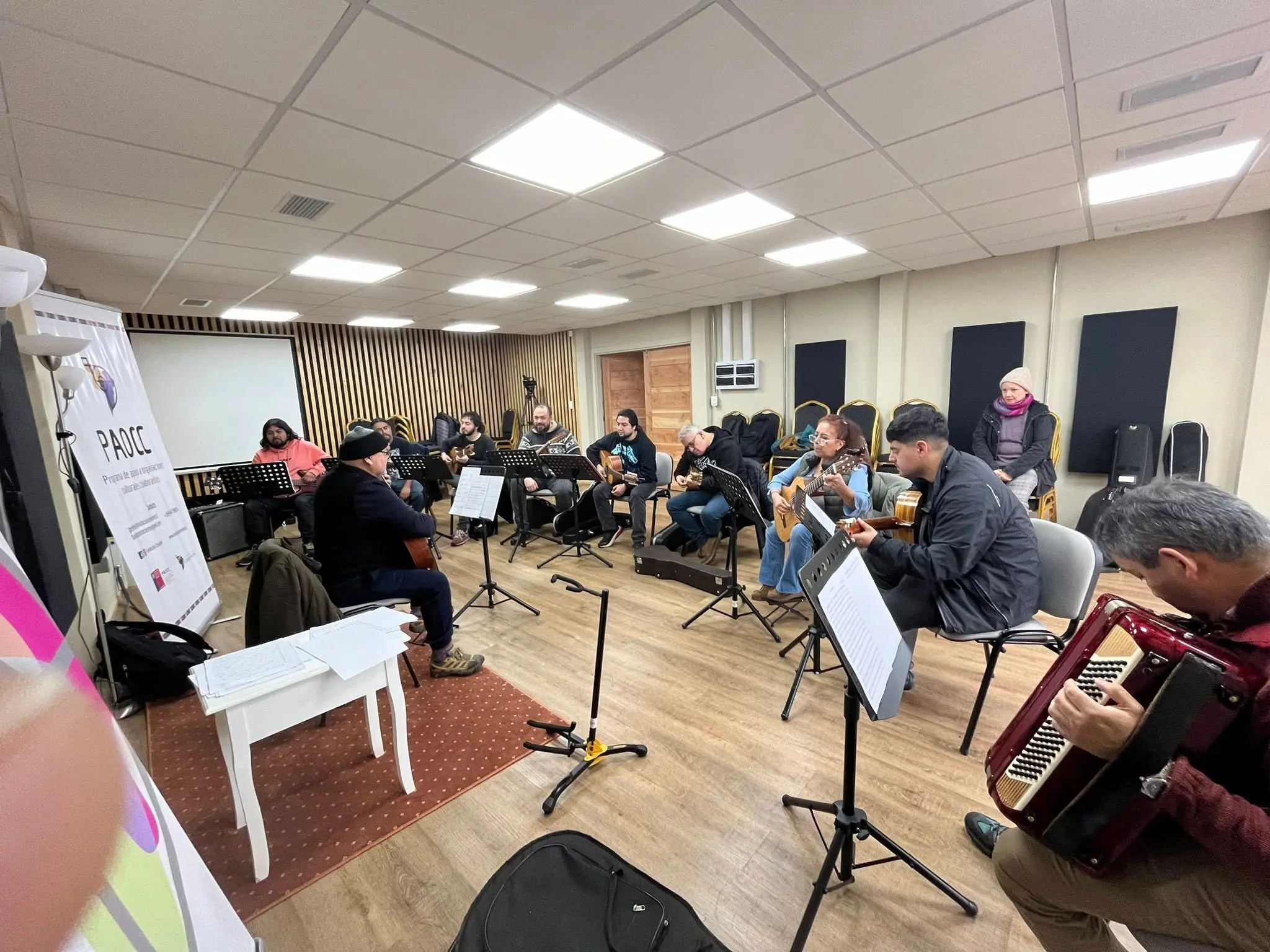 Estudiantes en especialización musical