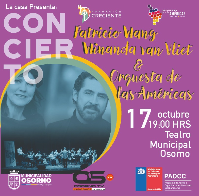 Patricio Wang - Winanda van Vliet y Orquesta de las Américas