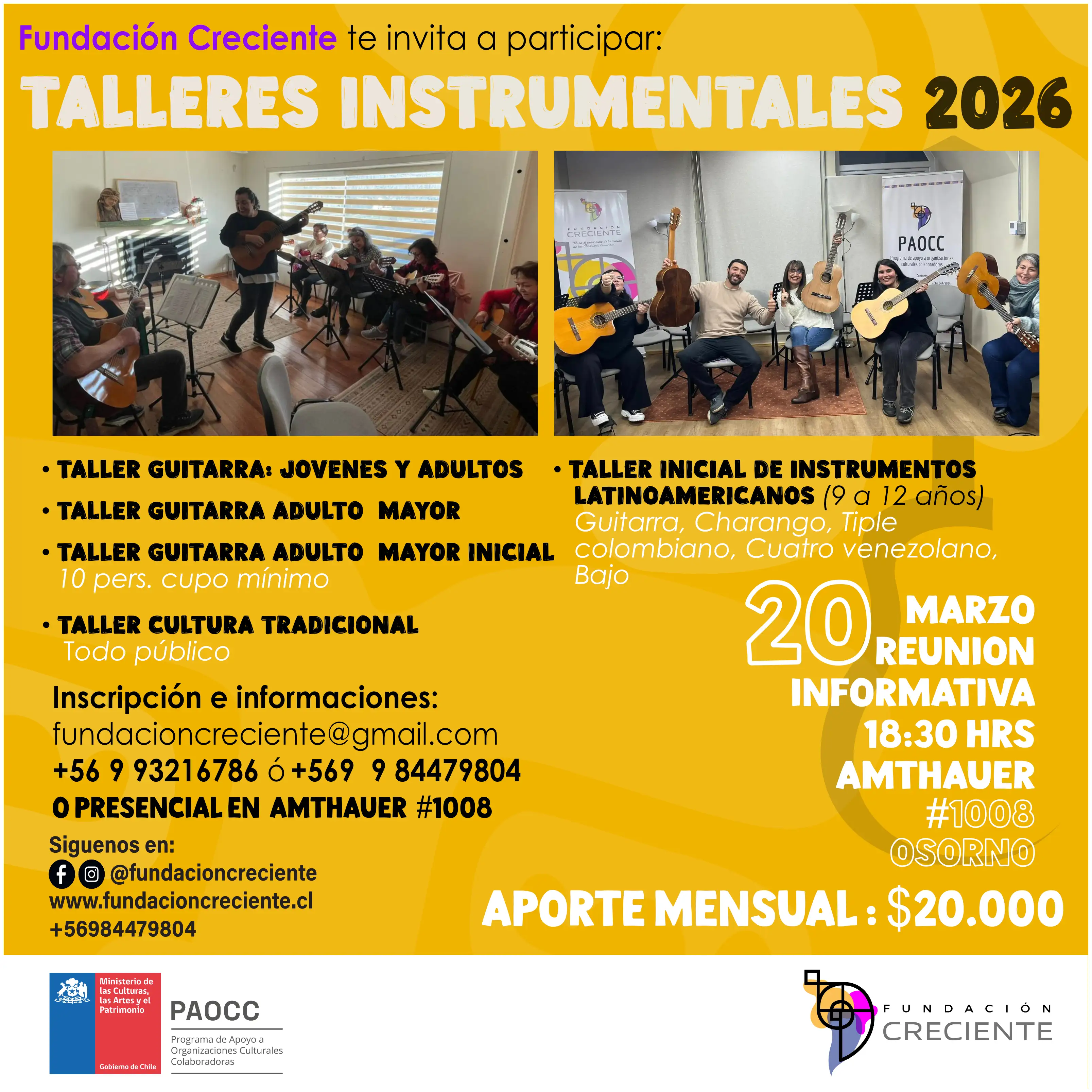 Afiche Talleres