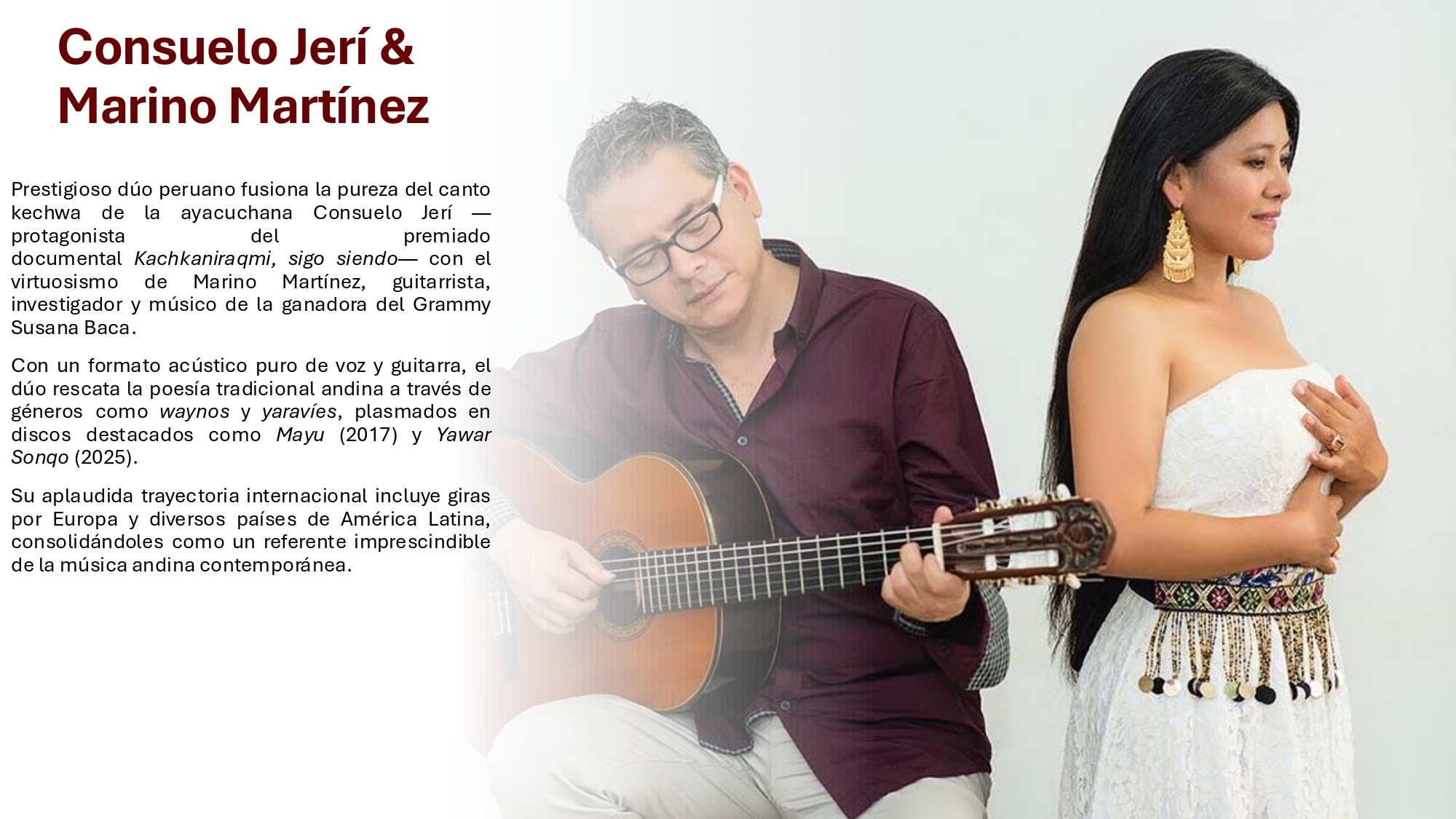 Perú — Consuelo Jerí y Marino Martínez