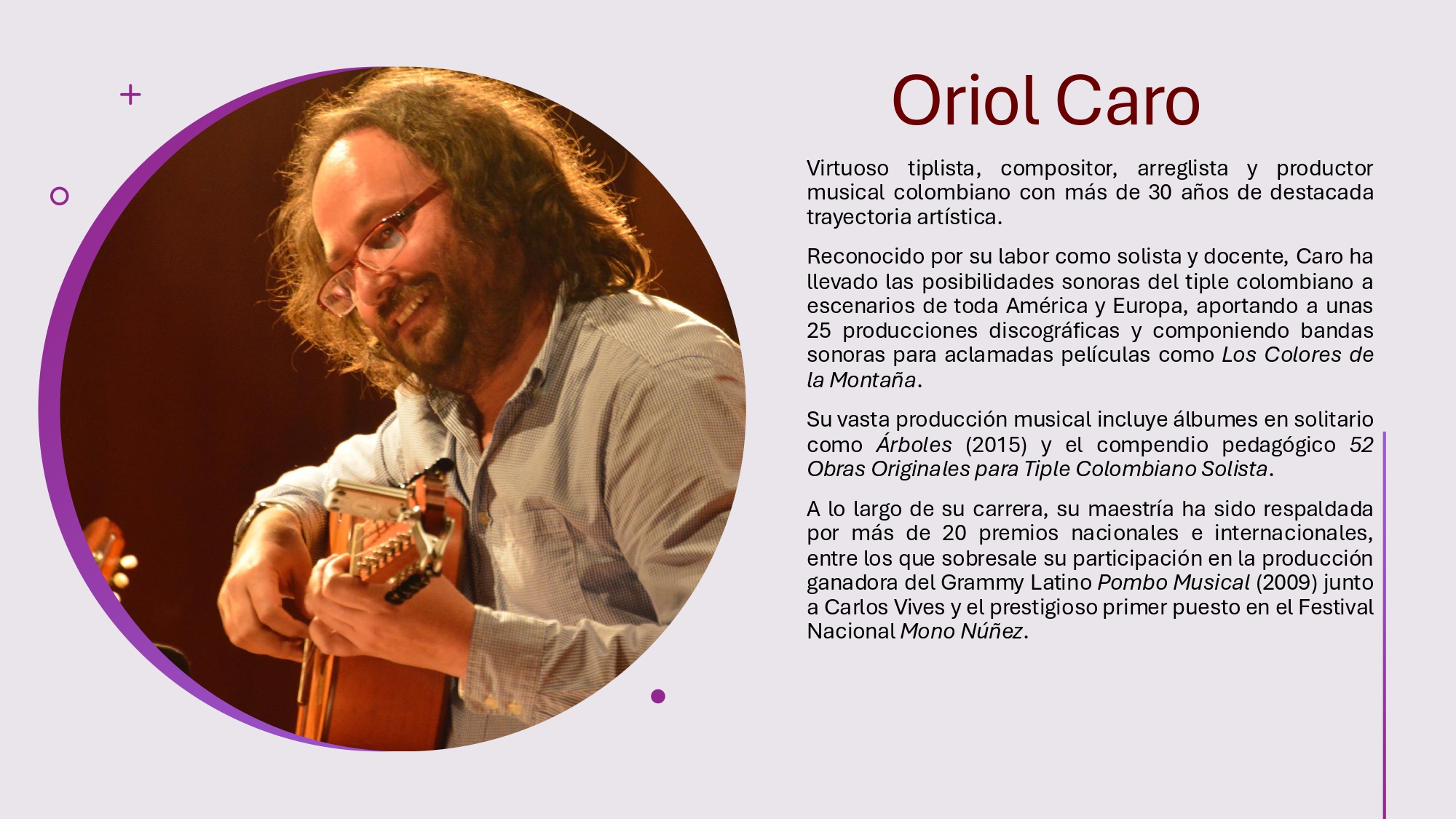 Colombia — Oriol Caro