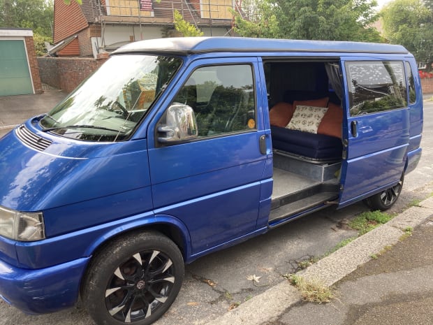 Campervan with new seats and cushions