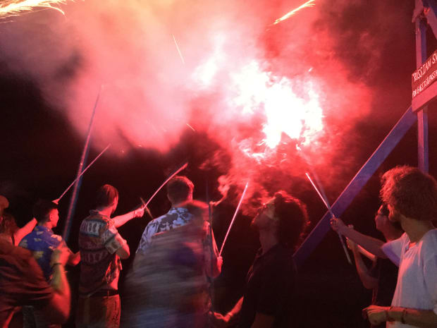 New year celebrations in Kampot