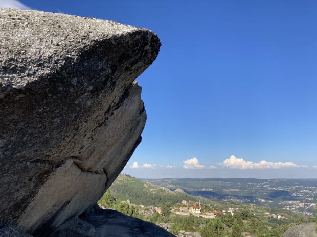 A giant rock in Parque do Alvao