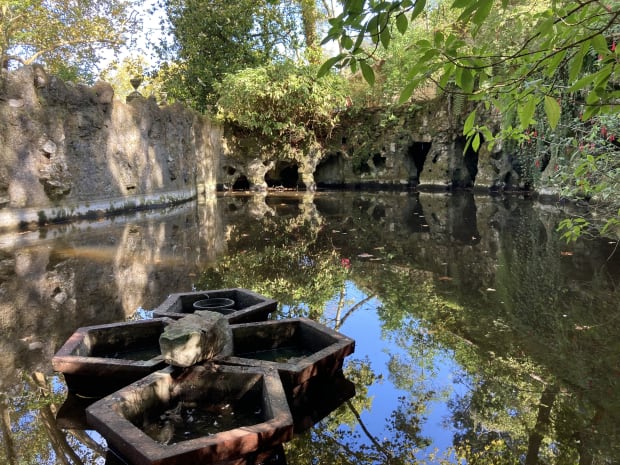 Looking out over the ponds at Quinta de Regaleira