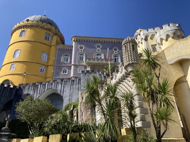 At the gate of Pena Palace