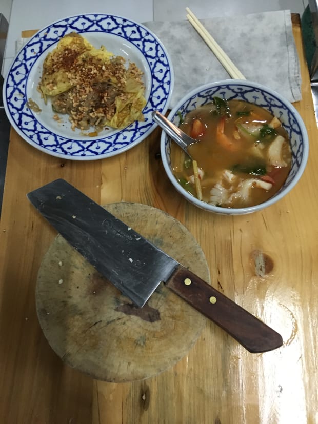 My cooking output from the cooking course