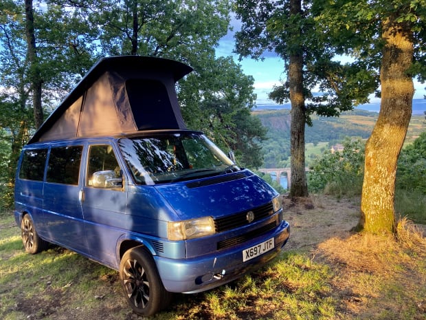 More camping in the woodsi n France
