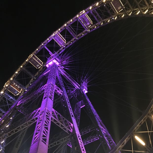 The famous ferris wheel in Vienna