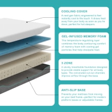 Dreamsuite Flex Cool Gel Memory Foam Mattress King 