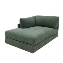 Finley Tribute Dark Jade Left Arm Facing Chaise Module color Tribute Dark Jade