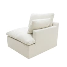 Retreat Toorak Pearl 1 Seat Right Arm Facing Sofa Module color Toorak Pearl