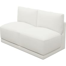 Haven Tribute Shell 2 Seater Armless Sofa Module color Tribute Shell