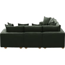 Tully Muse Forest Modular Sofa - 5 Piece color Muse Forest