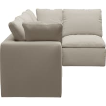 Cloud Isla Sea Pearl Modular Sofa - 4 Piece color Isla Sea Pearl