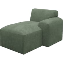 Copenhagen Tribute Dark Jade Right Arm Facing Chaise Module color Tribute Dark Jade