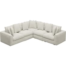 Tully Boucle Ivory Modular Sofa - 5 Piece color Boucle Ivory