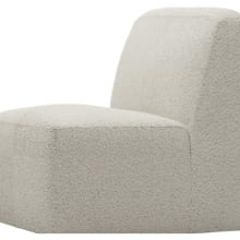 Copenhagen Boucle Ivory Armless Chair Sofa Module color Boucle Ivory