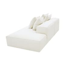 Riley Boucle Ivory Modular Sofa - 1x Arm, 1x Armless, 1x Right Terminal color Boucle Ivory