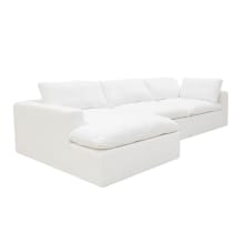 Cloud Deep Muse Frost Modular Sofa - 3 Seater Chaise color Muse Frost
