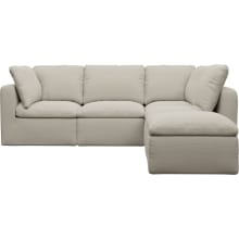 Cloud Deep Isla Sea Pearl Modular Sofa - 5 Piece color Isla Sea Pearl