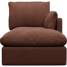 Willow Muse Rust Chaise Right Arm Facing Sofa Module color Muse Rust