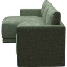 Haven Tribute Dark Jade Chaise Sofa - 3 Seater color Tribute Dark Jade
