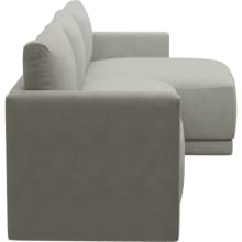 Haven Toorak Pebble Chaise Sofa - 3 Seater color Toorak Pebble