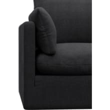 Willow Plaza Flint Grey 1 Seat Left Arm Facing Sofa Module color Plaza Flint Grey