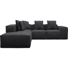 Riley Plaza Flint Grey Modular Sofa - Arm, 2x Armless, Corner, Left Terminal color Plaza Flint Grey