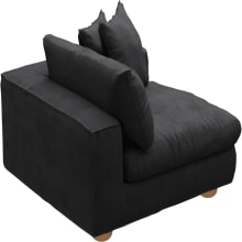 Tully Plaza Flint Grey Right Arm Facing Chair Module color Plaza Flint Grey