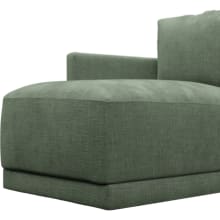 Haven Tribute Dark Jade Left Arm Facing Chaise Module color Tribute Dark Jade