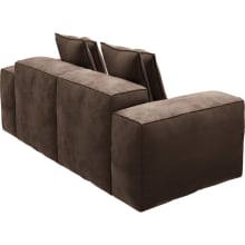 Riley Muse Chocolate Modular Sofa - 2 Seater color Muse Chocolate