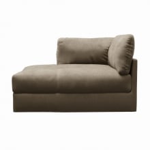Finley Tribute Walnut Left Arm Facing Chaise Module color Tribute Walnut