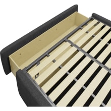 Lucy Drawer Bed Plaza Flint Grey color Plaza Flint Grey