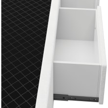 Zenith Storage Drawer Bed Base Noa Fog color Noa Fog