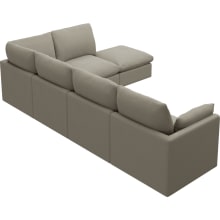 Willow Plaza Natural Modular Sofa - 6 Seater RAF Terminal color Plaza Natural