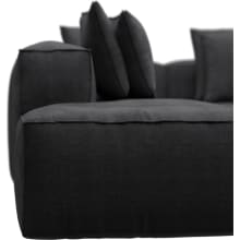 Riley Plaza Flint Grey Modular Sofa - Arm, 2x Armless, Corner, Left Terminal color Plaza Flint Grey