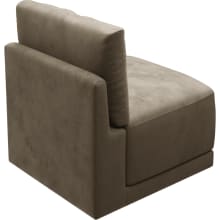 Haven Tribute Walnut Armless Sofa Chair Module color Tribute Walnut