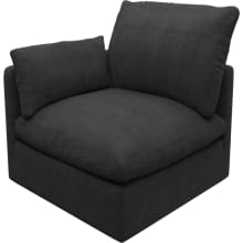 Willow Plaza Flint Grey 1 Seat Left Arm Facing Sofa Module color Plaza Flint Grey