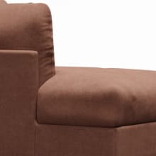 Finley Muse Rust Left Arm Facing Chaise Module color Muse Rust