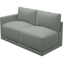 Haven Tribute Storm Left Arm Facing 3 Seater Sofa Module color Tribute Storm