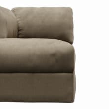 Finley Tribute Walnut Left Arm Facing Chaise Module color Tribute Walnut