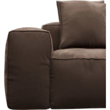 Riley Muse Chocolate Modular Sofa - 2 Seater color Muse Chocolate