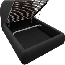 Capri Gas Lift Bed Plaza Flint Grey color Plaza Flint Grey