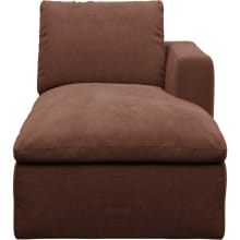 Cloud Deep Chaise Right Module Muse Rust color Muse Rust