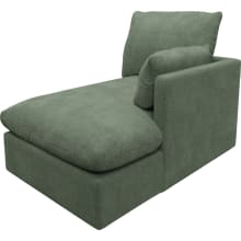 Willow Tribute Dark Jade Chaise Right Arm Facing Sofa Module color Tribute Dark Jade