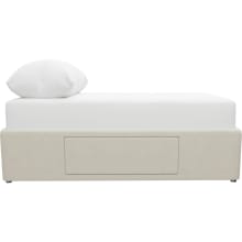 Zenith Kids 1 Storage Drawer Bed Base Muse Flax color Muse Flax